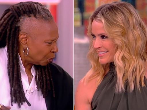 Whoopi Goldberg stops “The View” discussion to tell Sara Haines she's skinny: 'You're not pregnant?'