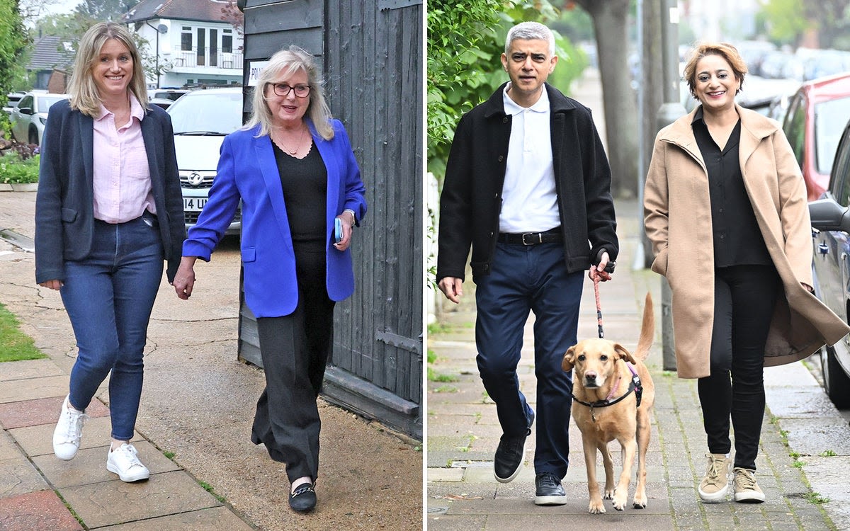 London mayor election LIVE: Sadiq Khan and Susan Hall cast their votes in battle for City Hall