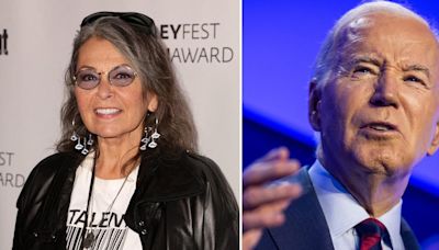 Roseanne Barr Bizarrely Claims Joe Biden 'Raped' Her in a Dressing Room 26 Years Ago: Watch