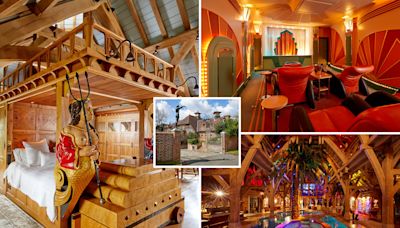 ‘Treasure Island’-themed party pad in England with a wild-looking indoor pool asks $4.62M