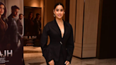 Janhvi Kapoor In A Skirt Suit From Graceling Gave Power Dressing A Sheer Twist