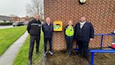 Defibrillator installed after police help save man