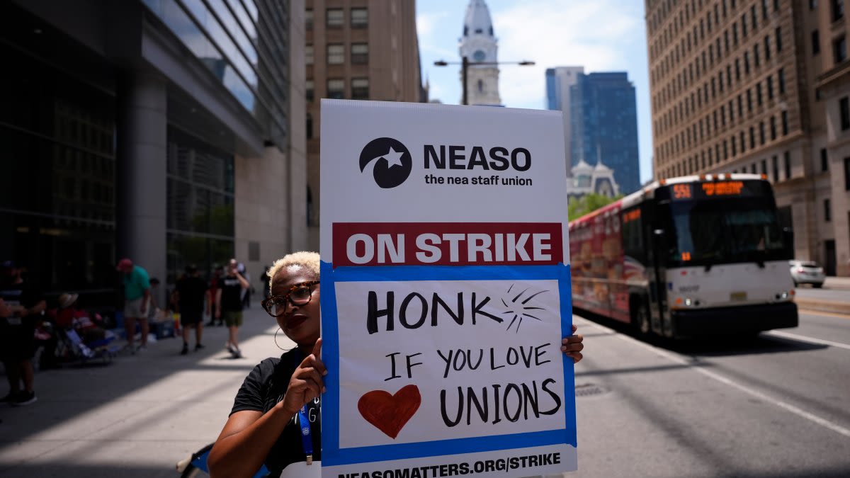 Biden cancels speech at teachers union convention in Philly after union staff goes on strike
