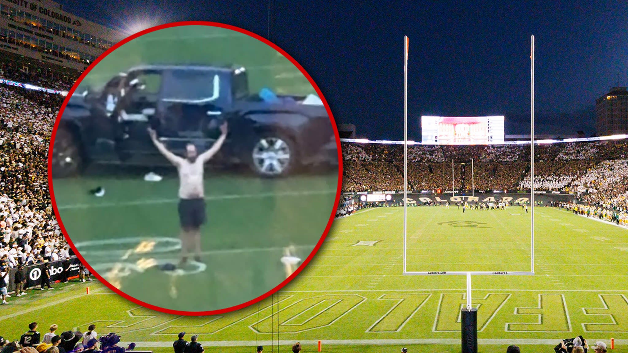 Hit-And-Run Suspect Drives Truck Onto Colorado Football's Folsom Field