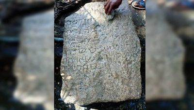 Ancient tombstone with Hebrew inscriptions found in TN's Ramanathapuram, may shed light on a long forgotten Jewish community in India