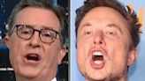 Stephen Colbert Taunts Elon Musk Over 'Circle Of Jerk' Attempt To Save Himself