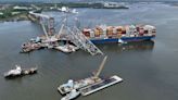 Demolition charges set off to free cargo ship from the wreckage of Baltimore bridge