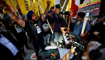 Cientos de sijs se manifiestan en Canadá contra el gobierno indio
