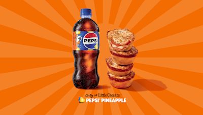 Pepsi Pineapple is back! Tropical soda available this summer only at Little Caesars