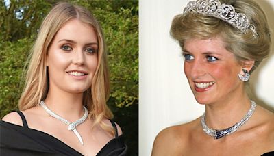 Lady Kitty Spencer's ball gown is just like Princess Diana's opera moment