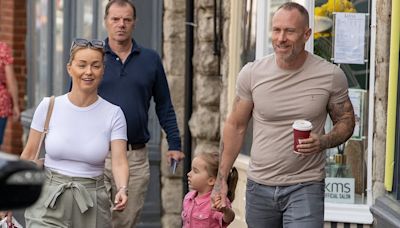 James and Ola Jordan emerge for the first time since Strictly scandal