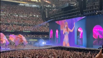 Taylor Swift desata la locura entre sus fans en el multitudinario concierto en el Santiago Bernabéu