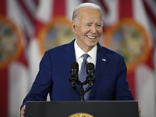 Biden accused of mocking Catholicism for making sign of cross during abortion rally