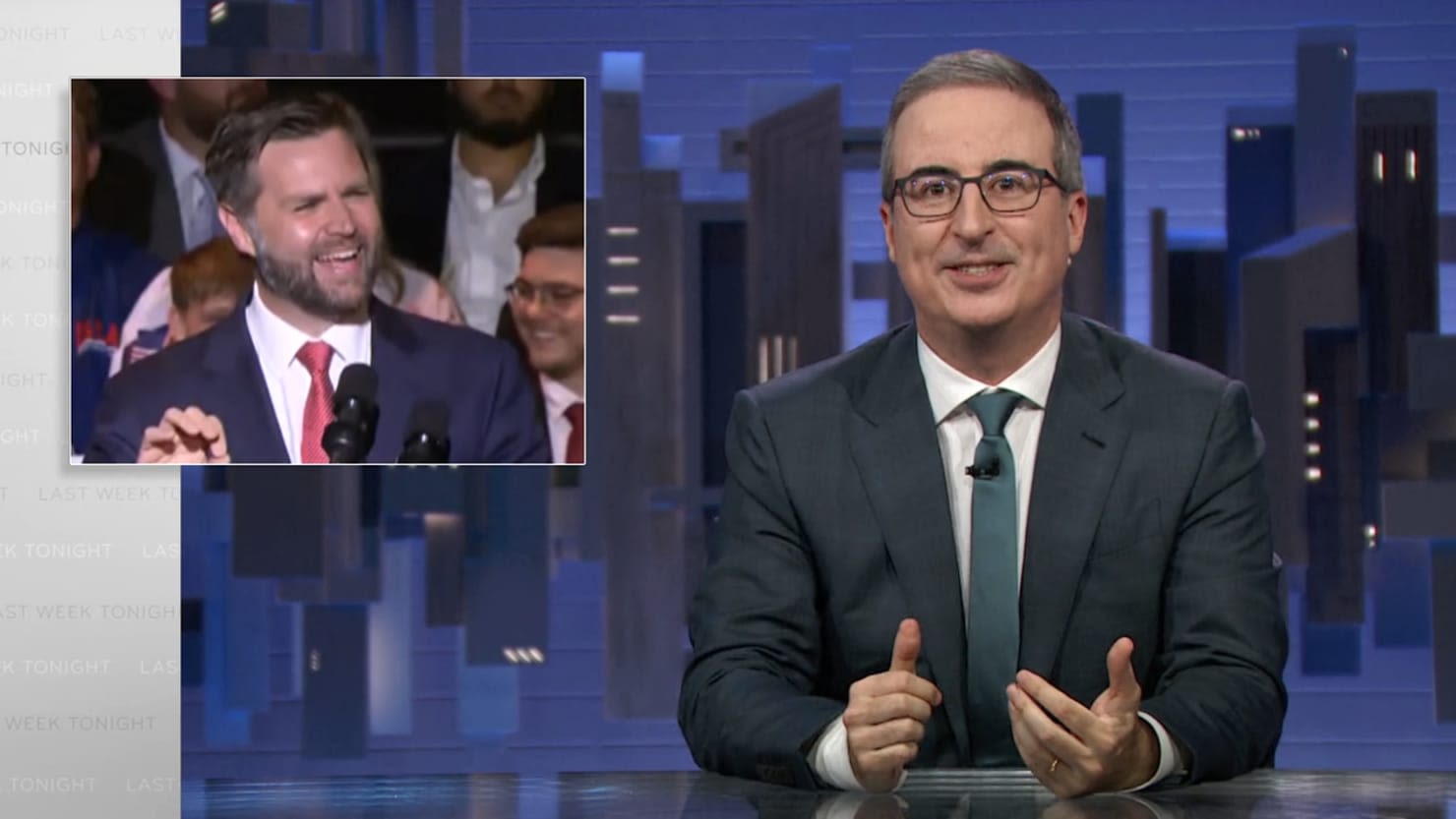 John Oliver Goes Off on J.D. Vance’s ‘Couch-F*cker Energy’