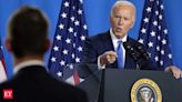 'I'm OK,' Biden insists on return to campaign trail - The Economic Times