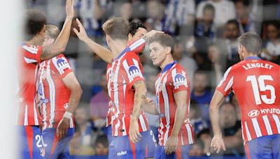 El Atlético se inventó, ante la Real, un gol de fantasía en menos de un minuto