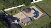 Backyard swimming pool near Tampa is shaped like a revolver