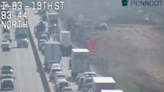 Severe traffic back-up due to disabled vehicle on Interstate 83