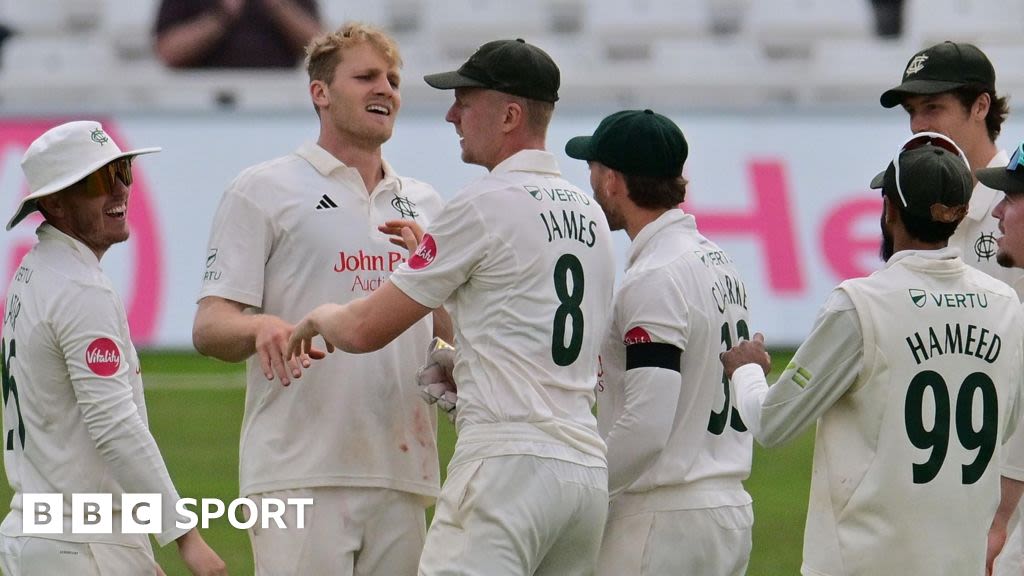Nottinghamshire beat Lancashire by nine wickets despite Hurst ton