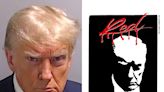 People are editing Donald Trump's mugshot onto famous album covers