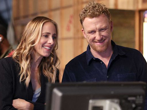 “Grey's Anatomy ”Stars Kevin McKidd and Kim Raver on Creating a ‘Safe Place’ on Set amid On-Screen ‘Trauma’