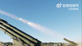 China is flexing its missile arsenal in a new simulation for a mass Taiwan attack as the US watches Beijing's Rocket Force closely