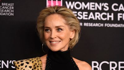 Sharon Stone shows off ‘shiner’ while on vacation