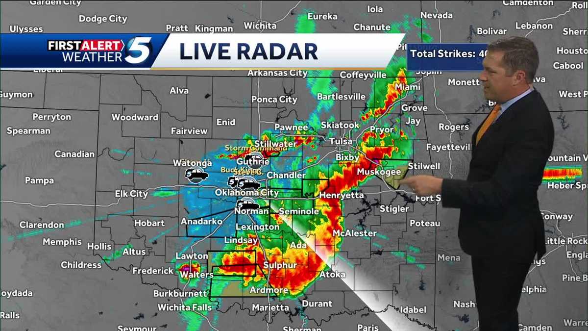 Severe storms bring another round of flooding to central Oklahoma