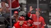 Adam Erne scores twice in Detroit Red Wings' 4-2 exhibition loss to Chicago Blackhawks