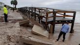 One year after Hurricane Nicole: boardwalks, beaches still remain unrepaired