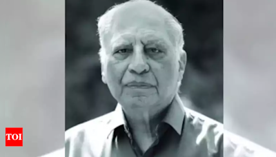 Renowned poet, ex-R&AW officer Keki Daruwalla passes away | India News - Times of India