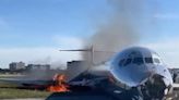 Un avión se incendió al aterrizar en el aeropuerto de Miami: hay tres heridos