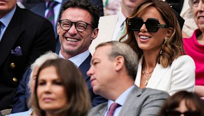 Hugh Jackman and Kate Beckinsale turn heads as they enjoy sweet moment at Wimbledon