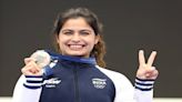 Manu Bhaker and Sarabjot Singh secure spot in bronze-medal match for mixed team air pistol event