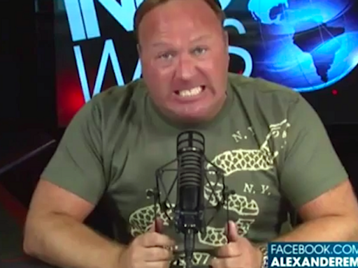 'Locks on the doors': Alex Jones claims authorities trying 'to shut down InfoWars tonight'