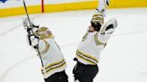 Marchand breaks team playoff goals mark, Bruins beat Maple Leafs 3-1 to move within win of advancing