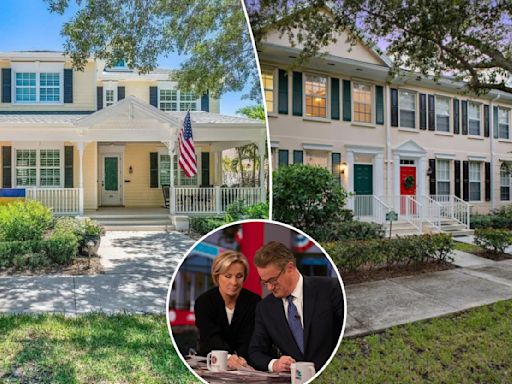 MSNBC’s ‘Morning Joe’ hosts quietly sold their Florida home and downsized to a nearby townhouse