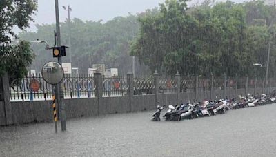 豪雨狂炸！ 新北三區發布二級淹水警戒