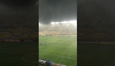 Se va a jugar la Libertadores y así está el estadio de Coquimbo por el sistema frontal