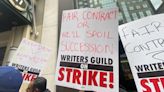 Picket Signs on Point in Hollywood Writers’ Strike: ‘Fair Contract or We Spoil Succession’