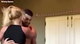 Britney Spears kisses ex-husband Sam Asghari in throwback video as she admits she loves ‘too much’