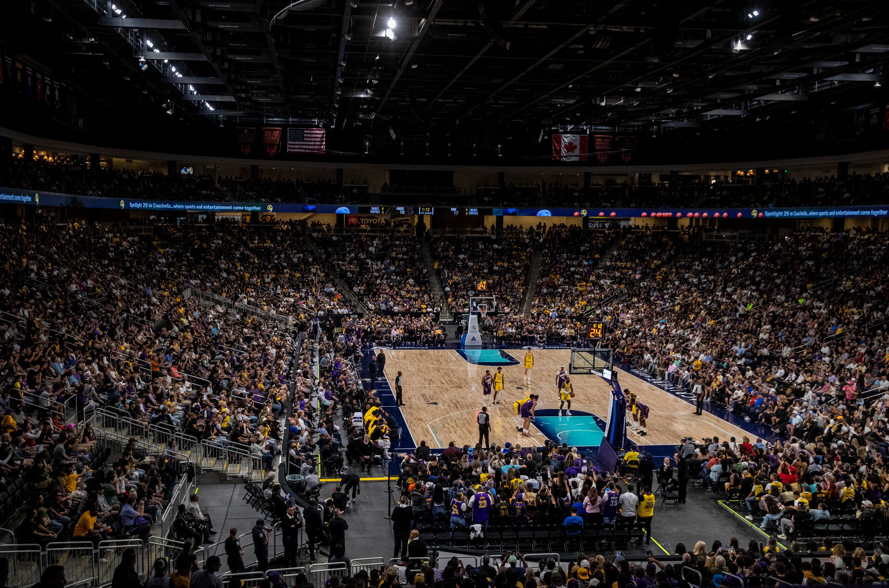 Los Angeles Lakers to return to Acrisure Arena for two NBA preseason games in October