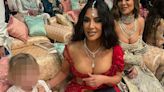 Kim Kardashian pose for photo with daughter of former PM Boris Johnson