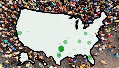 Population map reveals America's fastest growing cities