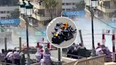 El video inédito del accidente de Checo Pérez en el GP de Mónaco de Fórmula 1, que terminó con un fotógrafo herido: cuánto costará el arreglo del Red Bull