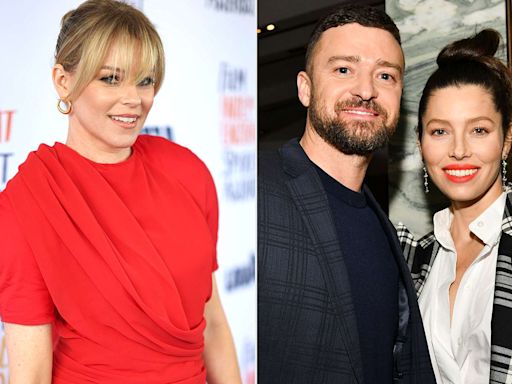 Elizabeth Banks Joins “The Better Sister ”Costar Jessica Biel at Justin Timberlake's N.Y.C. Show Following Arrest