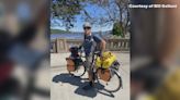 '[I] can't just do nothing, so here I go': Mainer bikes across America to raise funds for unhoused services