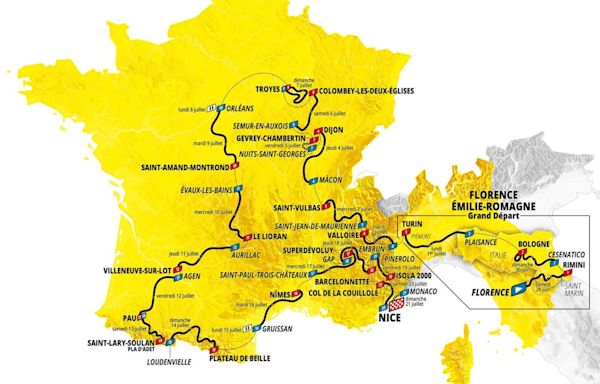 Tour de France 2024 stage-by-stage guide: Route maps and profiles for all 21 days