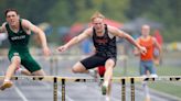 D-2 state track: Charlotte's Cutler Brandt wins epic 300 hurdles; St. Johns' Ava Schafer takes control in 3200