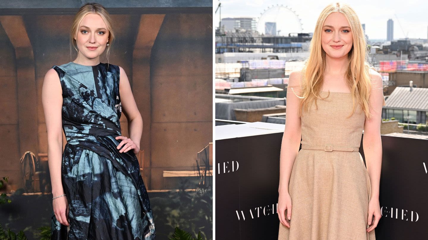 Dakota Fanning Continues Her Floral Streak in Two Totally Different Looks